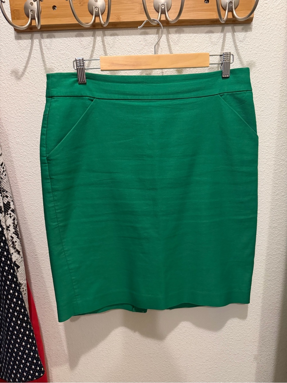 J. Crew Emerald Green Pencil Skirt